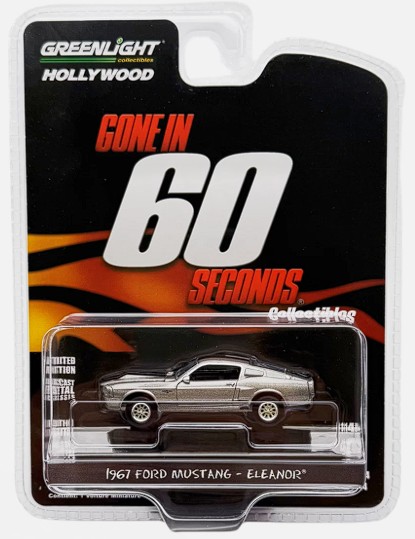Greenlight 1:64 Gone in 60 Seconds 1967 Ford Mustang Eleanor